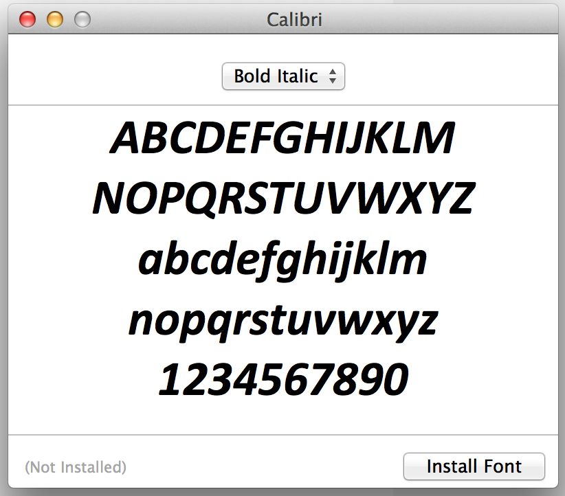 Free Download Calibri Font For Mac